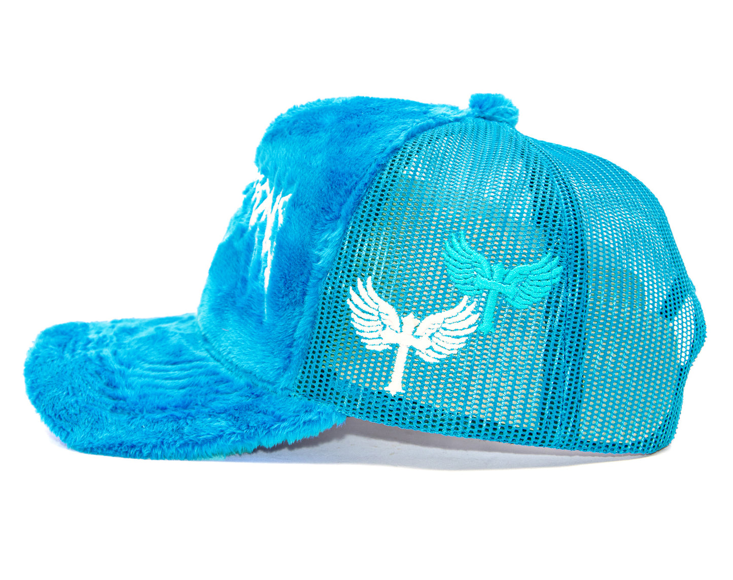Fuzzy Trucker Baby Blue