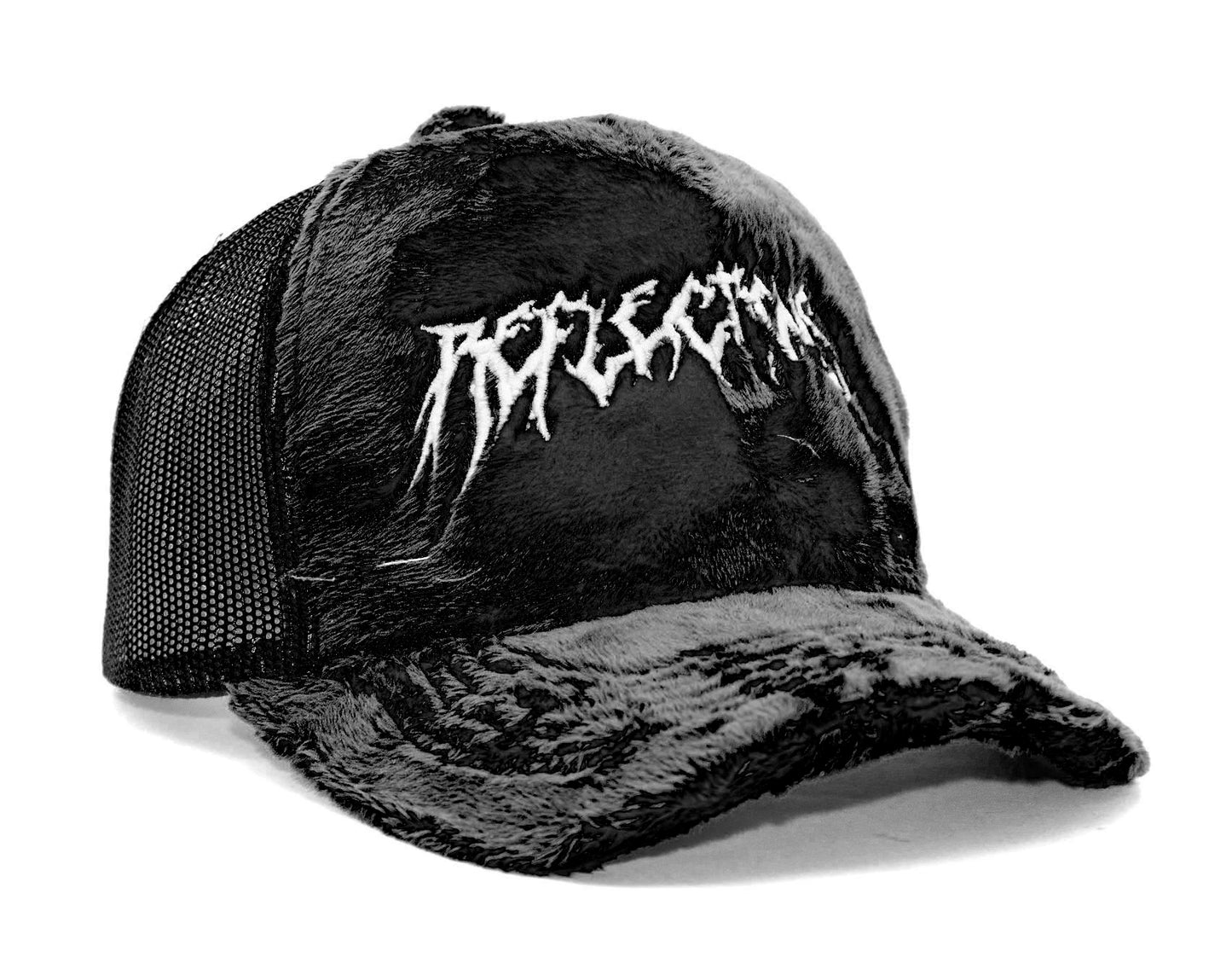 Fuzzy Trucker Satin Black / Multi