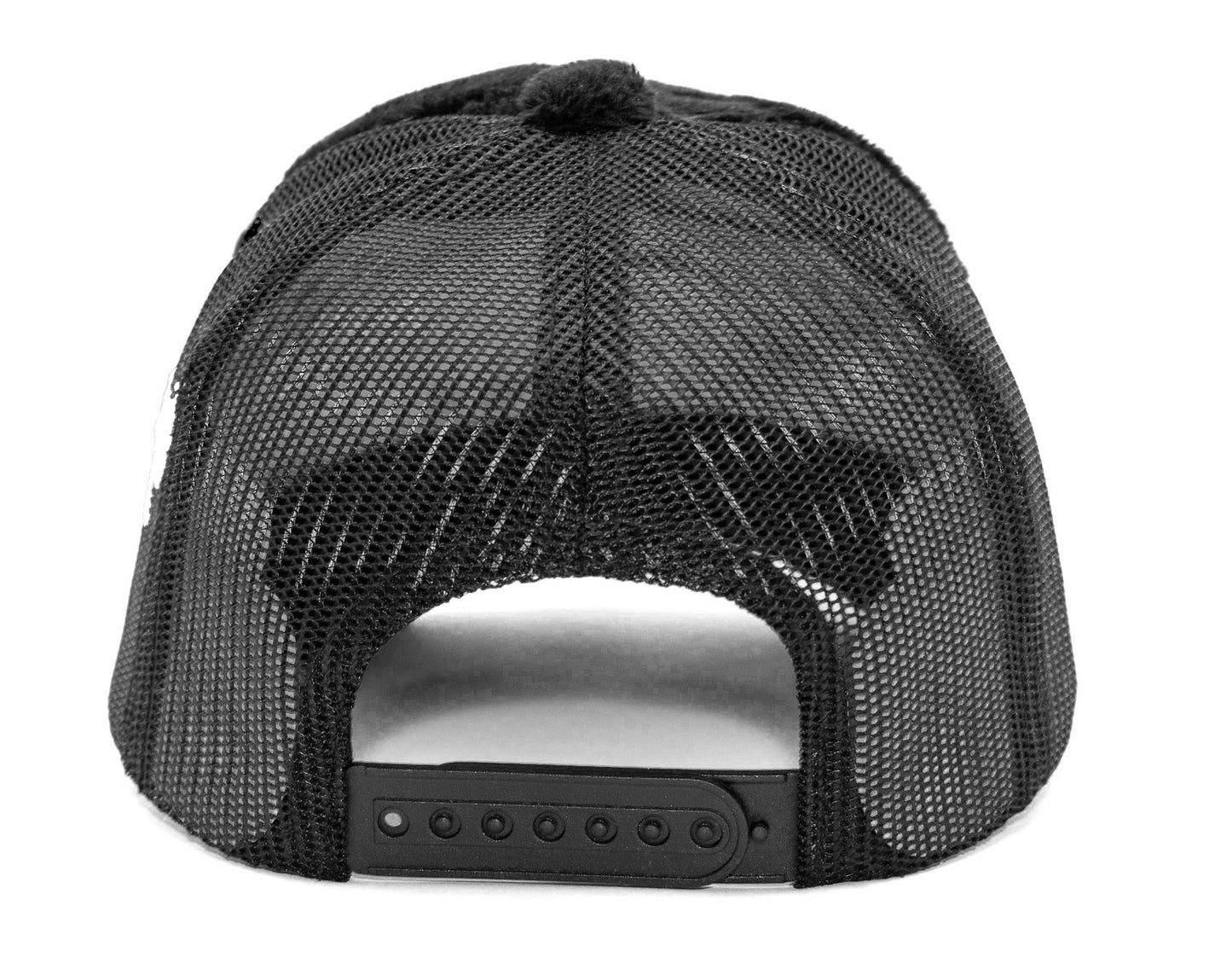 Fuzzy Trucker Satin Black / Multi