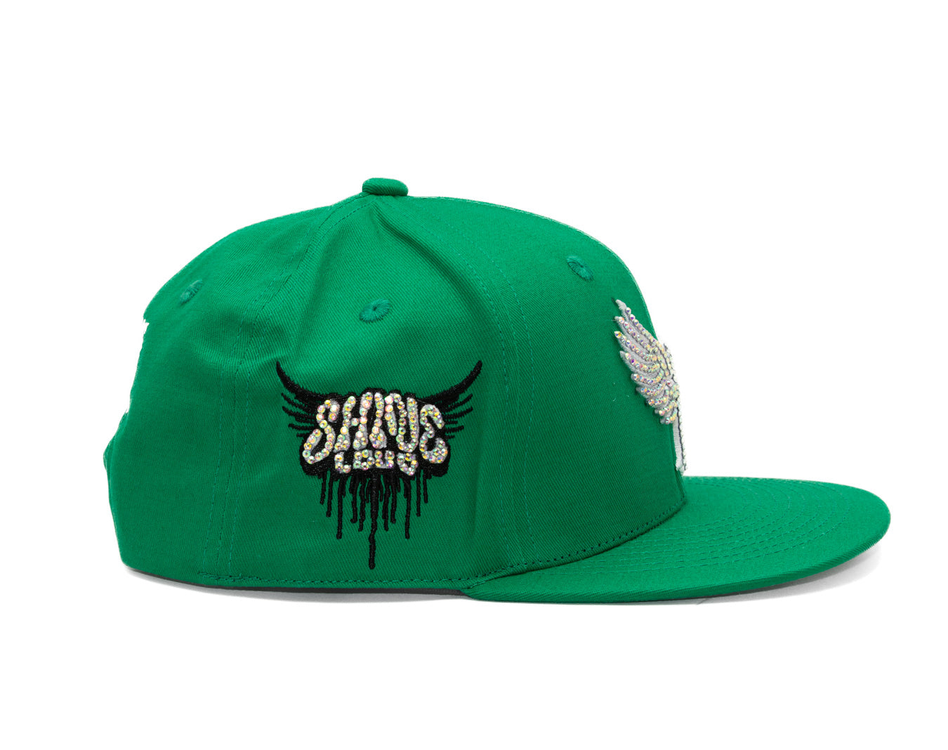 SnapBack Rhinostones Green