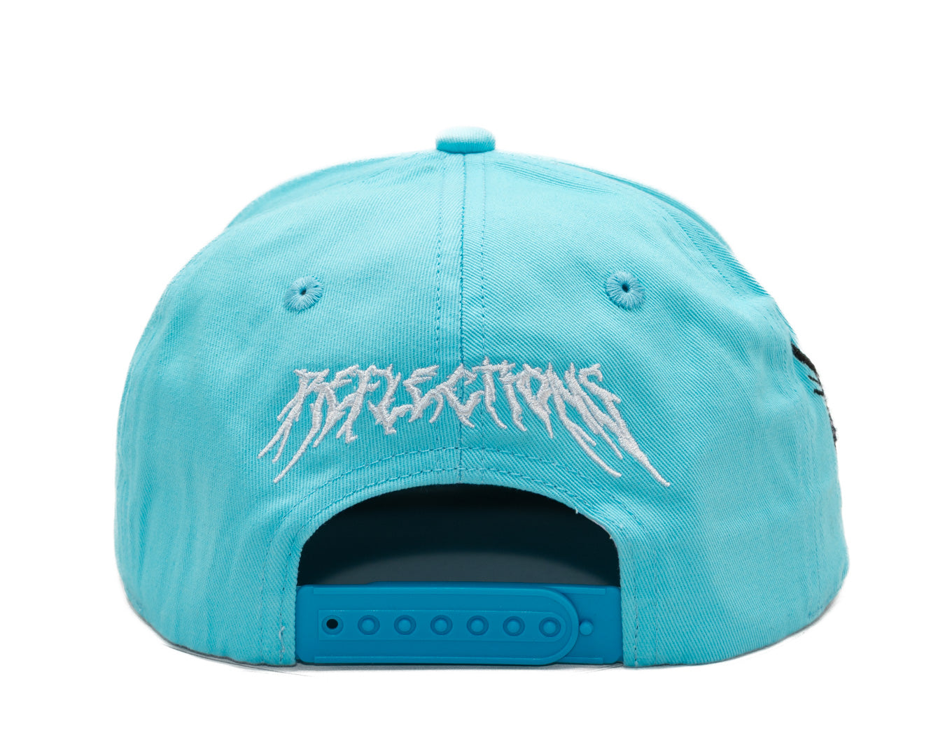 SnapBack Rhinostones BabyBlue