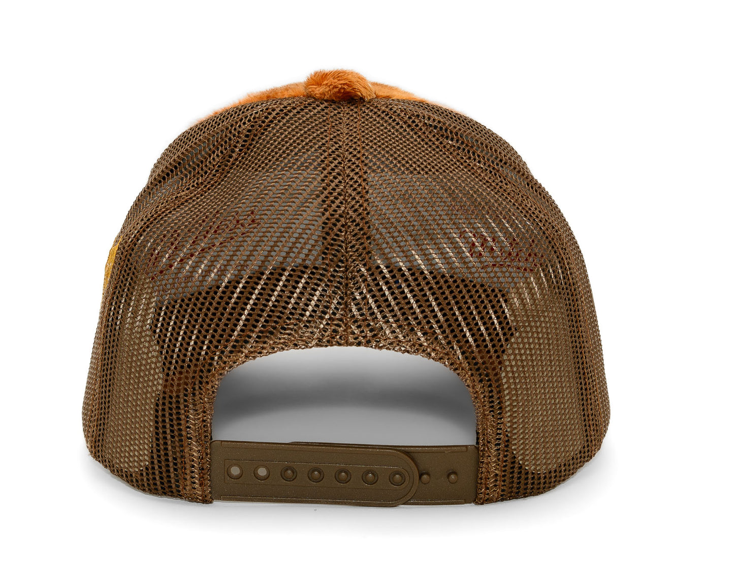 Fuzzy Trucker Coral Brown / White